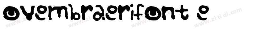 NovembraSerifFont Re字体转换